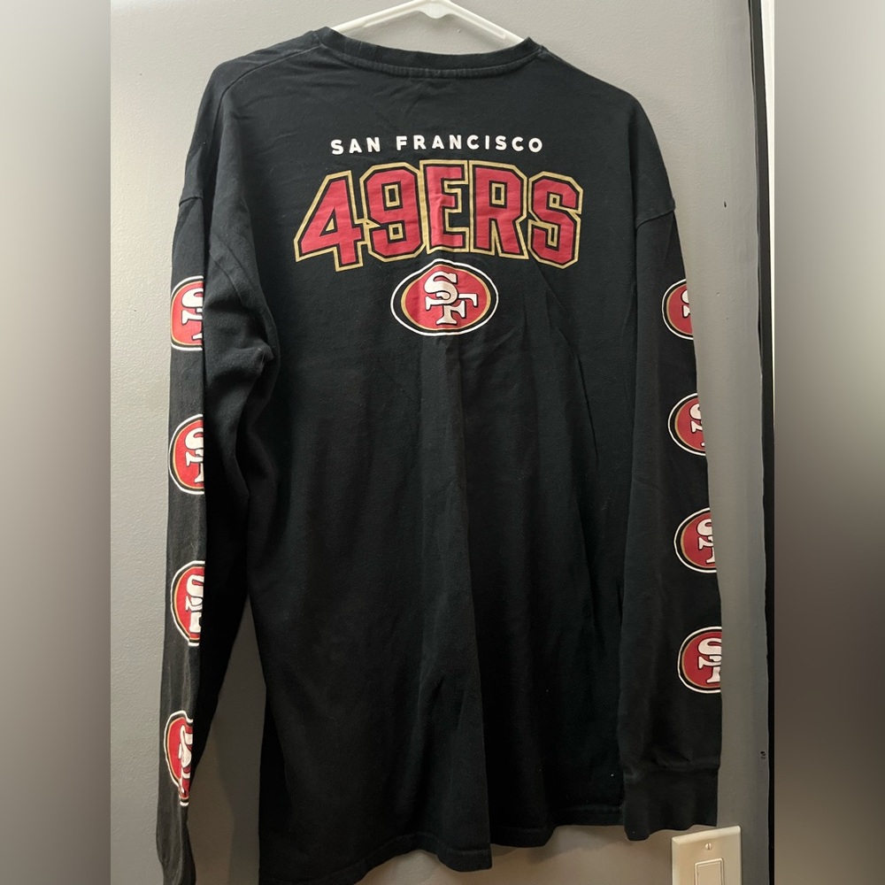 NFL San Francisco 49ers Black Long Sleeve Shirt